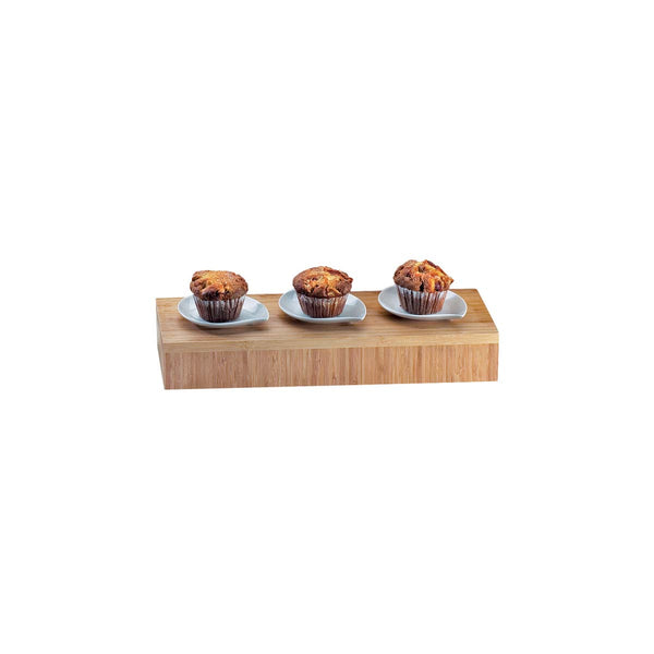 Cal-Mil Bamboo Rectangular Riser 508x178x76mm | Tomkin Australia
