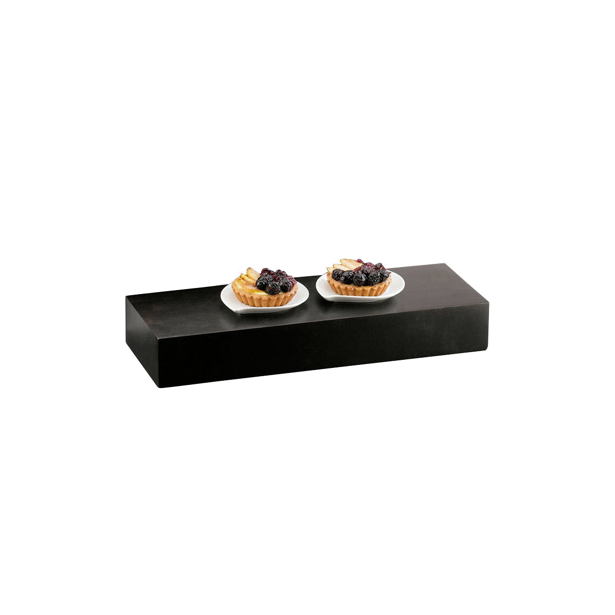 CM166-3-96 Cal-Mil Midnight Rectangular Riser 508x178x76mm Tomkin Australia Hospitality Supplies