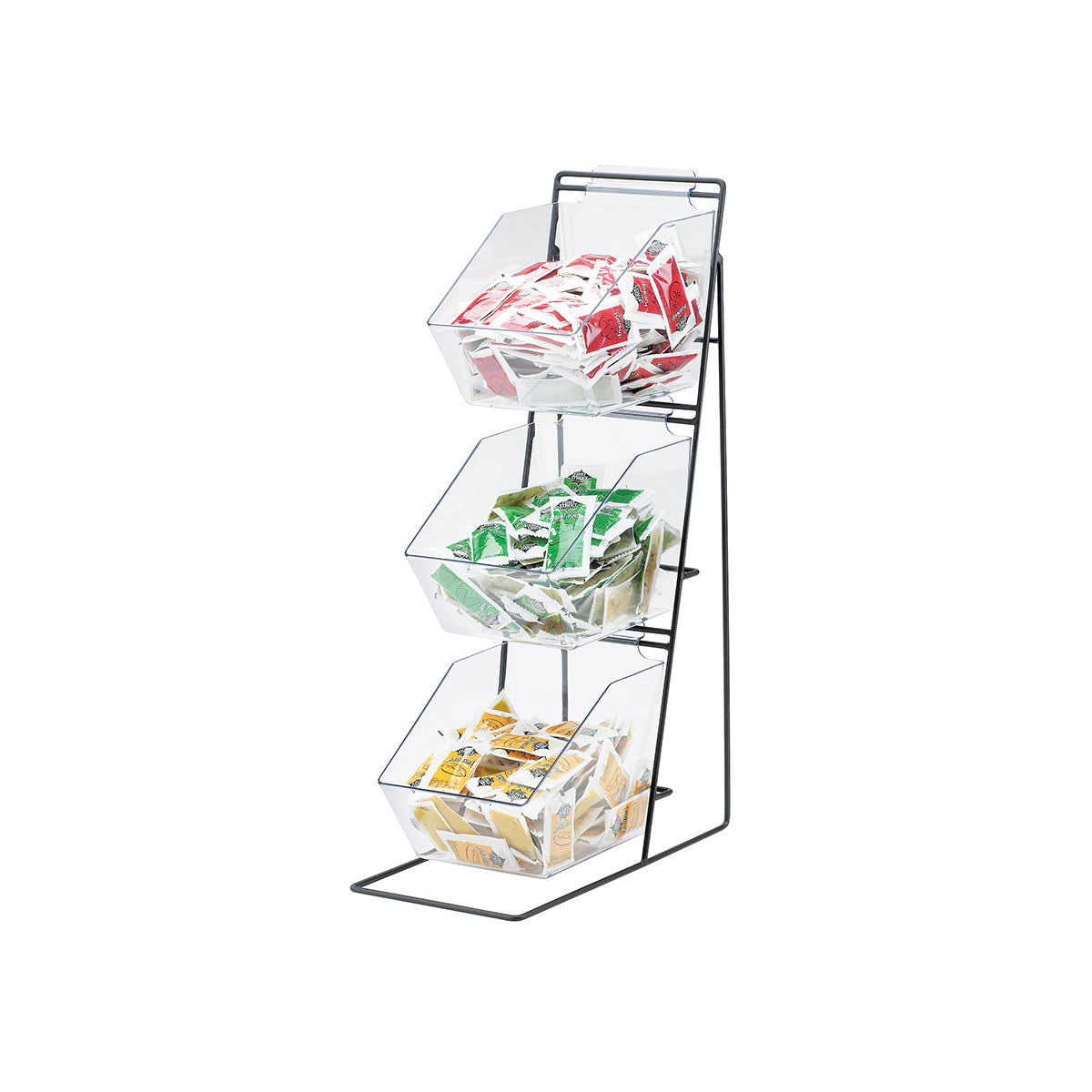 CM1709 Cal-Mil Iron Collection Condiment Display with 3 Removable Bins 165x305x521mm Tomkin Australia Hospitality Supplies