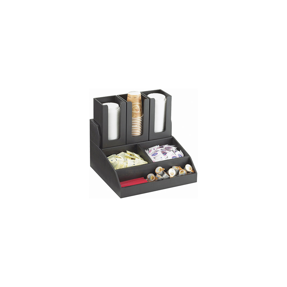 CM2019-96 Cal-Mil Midnight Condiment Station 381x368x235mm Tomkin Australia Hospitality Supplies