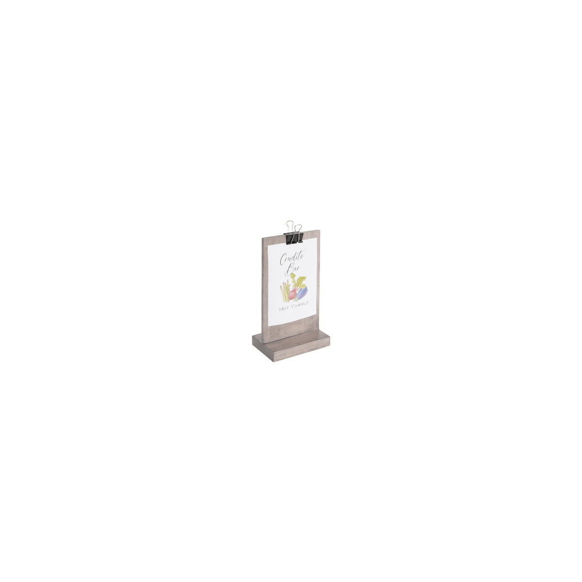 Aspen Menu / Sign Holder with Clip 102x152mm