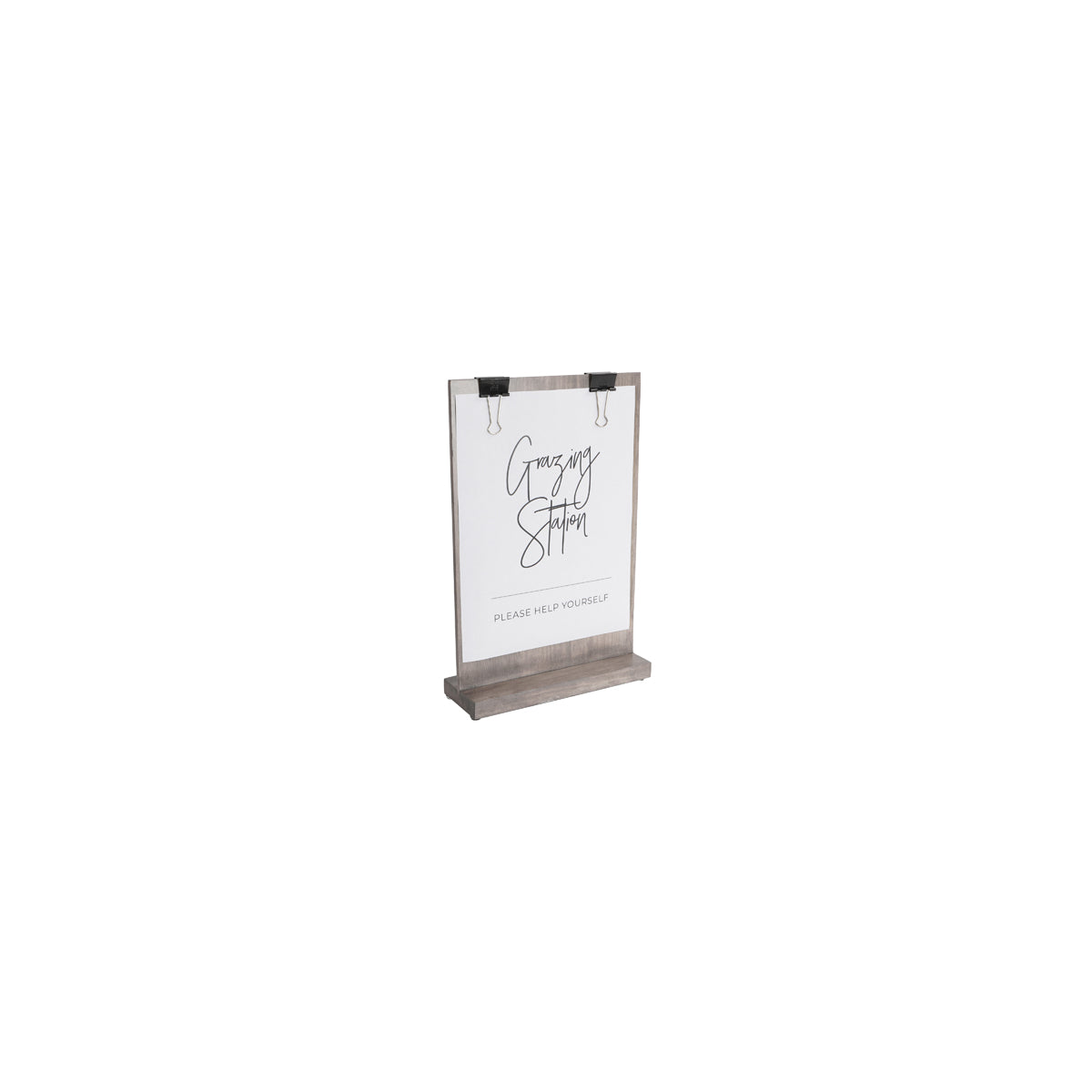 CM2036-811-110 Cal-Mil Menu/Sign Holder with Clip 216x279mm Tomkin Australia Hospitality Supplies