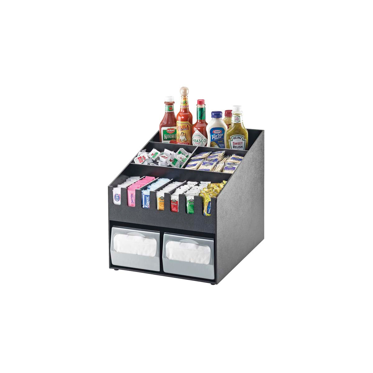 CM2044 Cal-Mil Classic Cond Stand with 2 Napkin Slots 406x489x425mm Tomkin Australia Hospitality Supplies