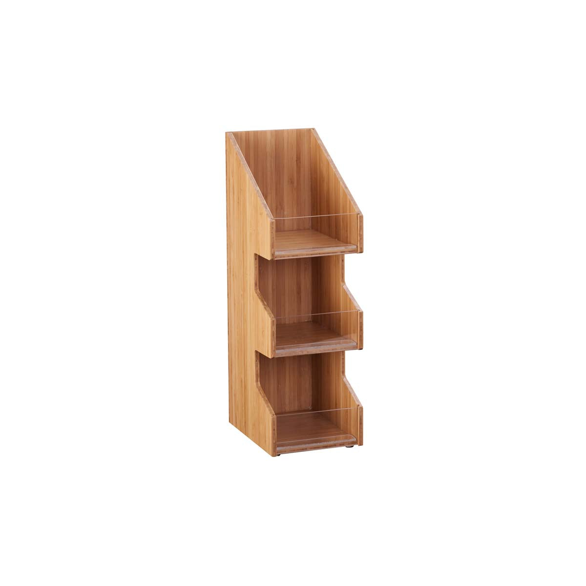 CM2053-60 Cal-Mil Bamboo 3 Tier Condiment Holder 178x127x406mm Tomkin Australia Hospitality Supplies