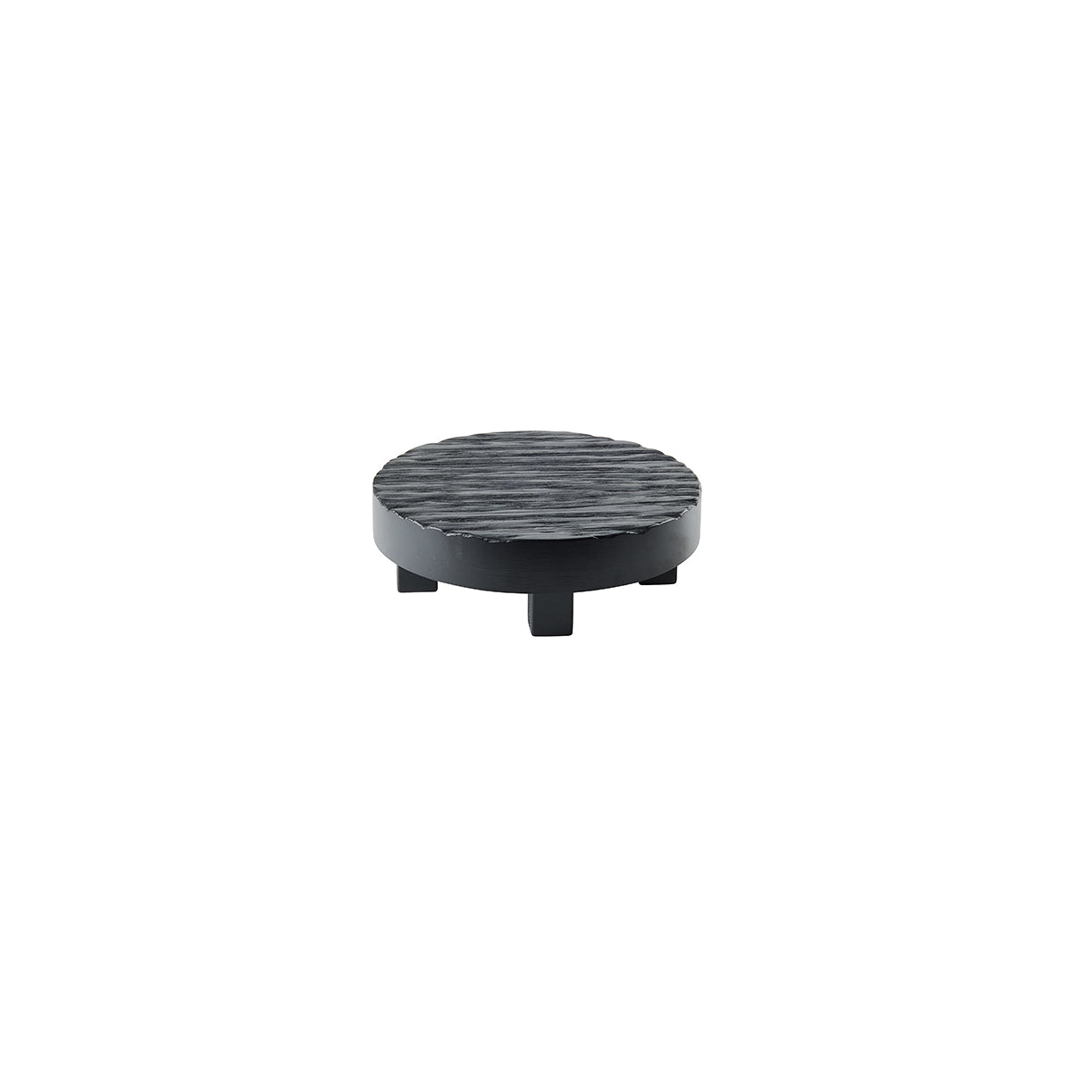 CM22022-13 Cal-Mil Monterey Black Round Riser 305x102mm Tomkin Australia Hospitality Supplies