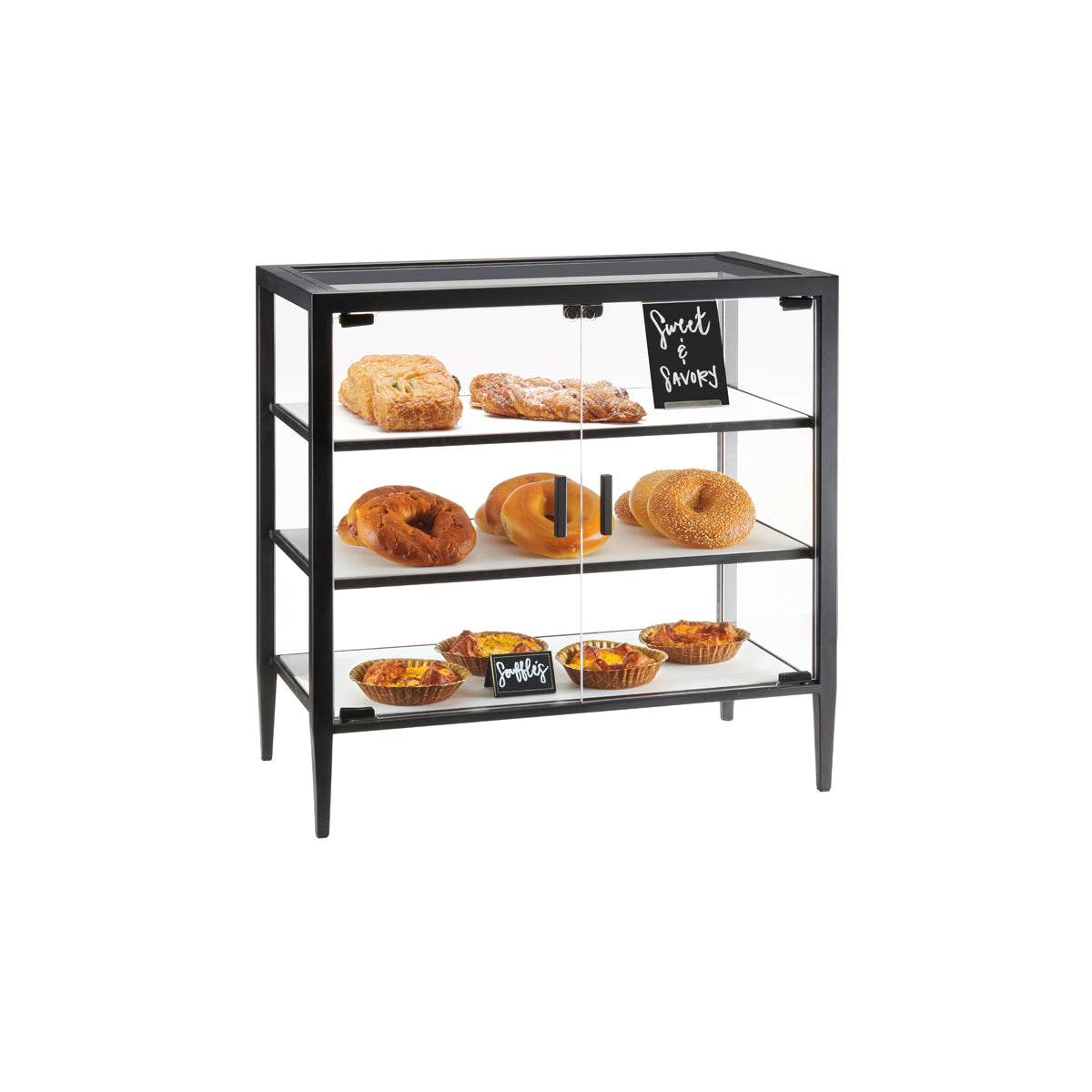 CM22023-26-13 Cal-Mil Monterey Display Case 356x667x667mm Tomkin Australia Hospitality Supplies