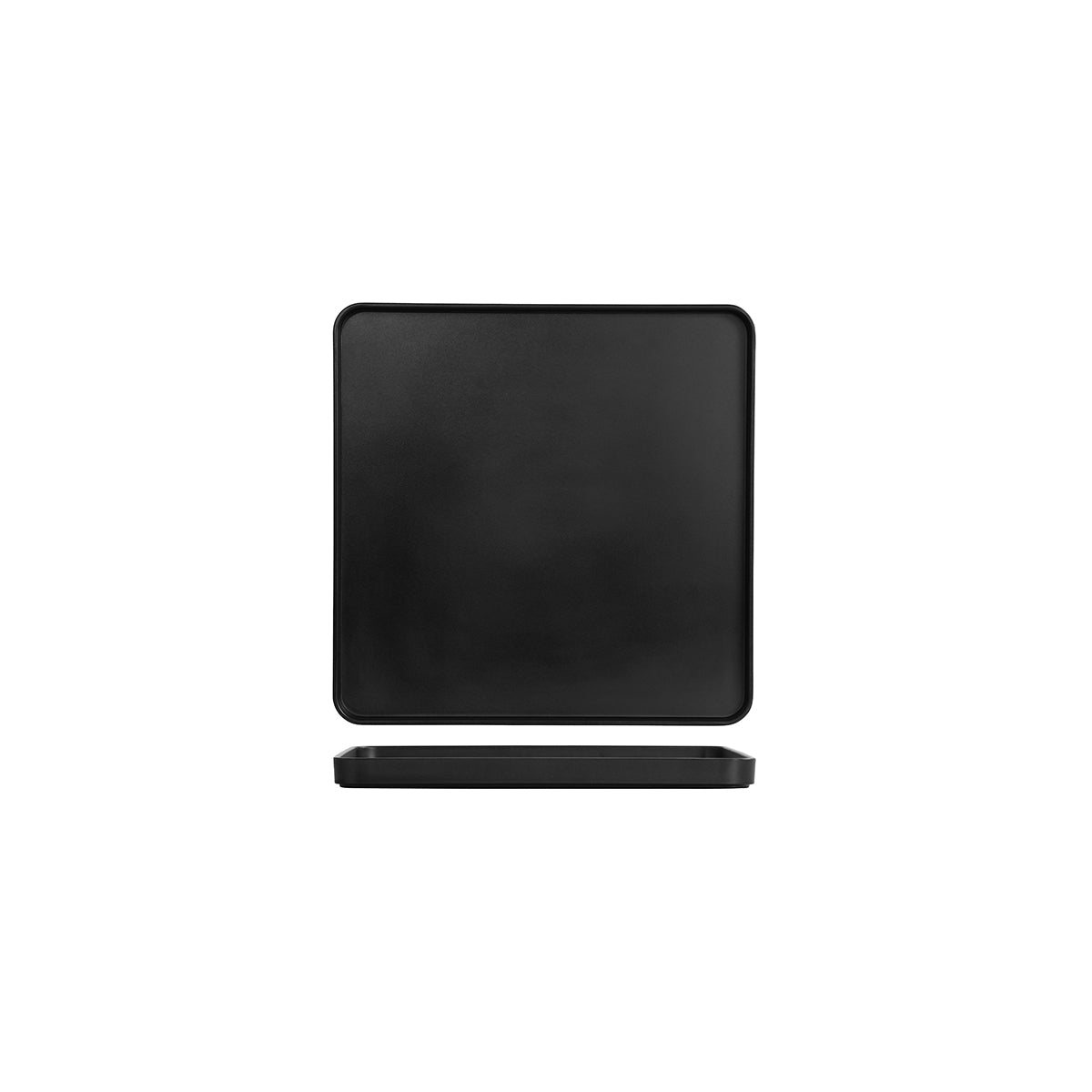 CM22025-14-13 Cal-Mil Onyx Optional Low Rim Platters 356x356x25mm Tomkin Australia Hospitality Supplies