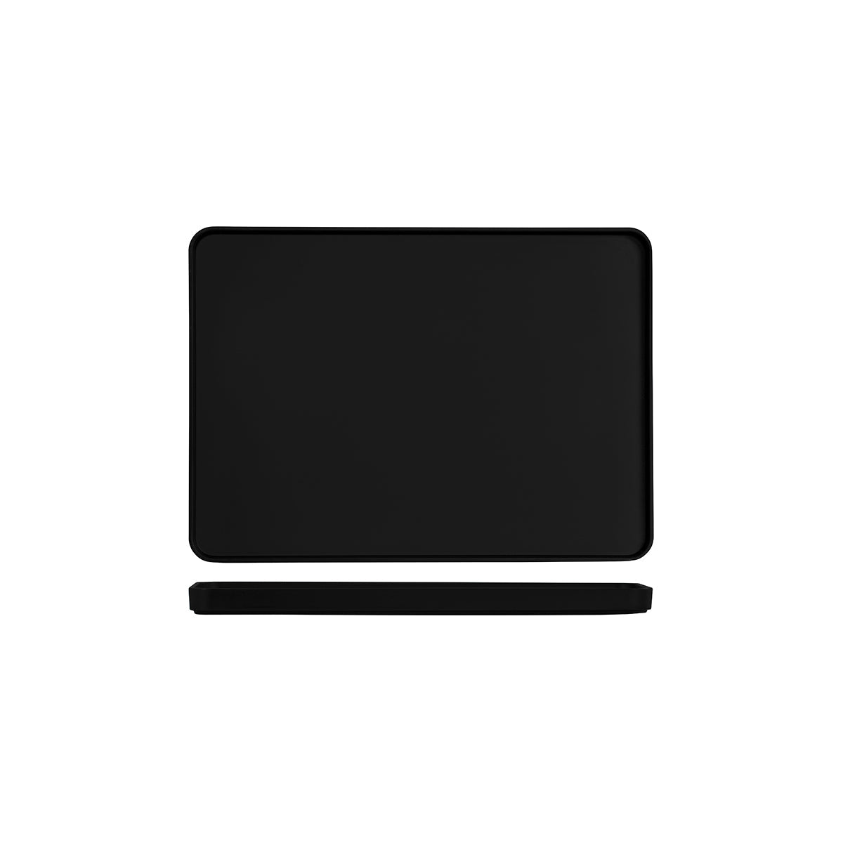 CM22025-1813-13 Cal-Mil Onyx Optional Low Rim Platters 457x330x25mm Tomkin Australia Hospitality Supplies