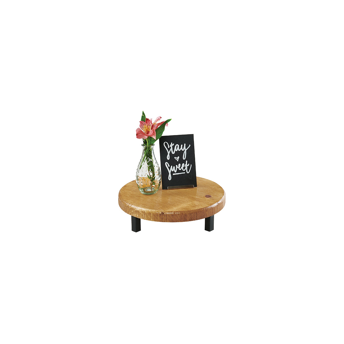 CM22050-3-99 Cal-Mil Madera Round Riser 305x76mm Tomkin Australia Hospitality Supplies
