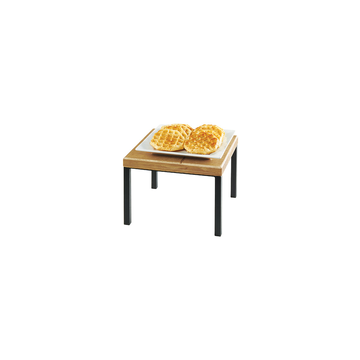 CM22065-9-99 Cal-Mil Madera Square Riser 305x305x229mm Tomkin Australia Hospitality Supplies