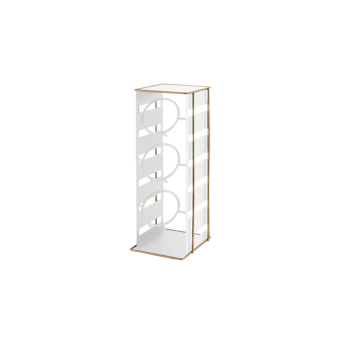 Empire White Cylinder Display Stand 178x184x470mm