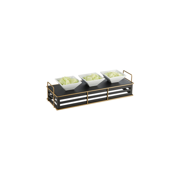 Cal-Mil Empire Black Rectangular Riser 521x178x127mm | Tomkin Australia