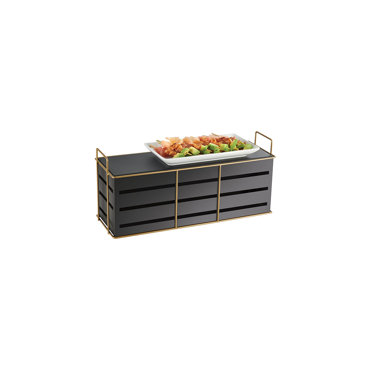 Empire Black Rectangular Riser 521x178x229mm