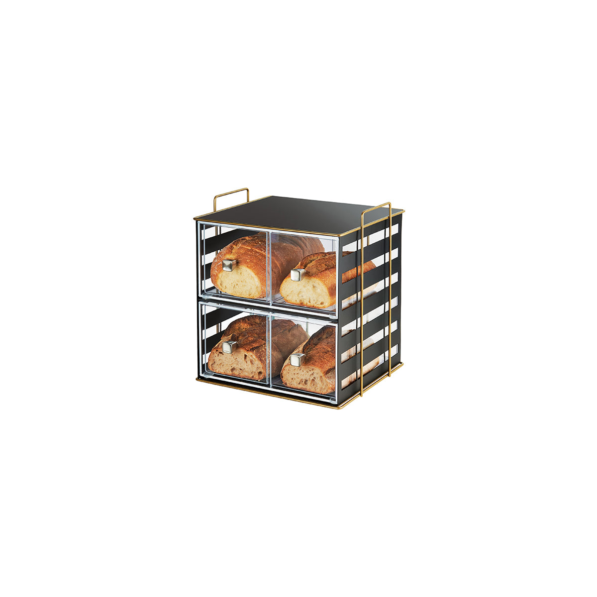 Empire Black Bread Display Case 330x286x337mm