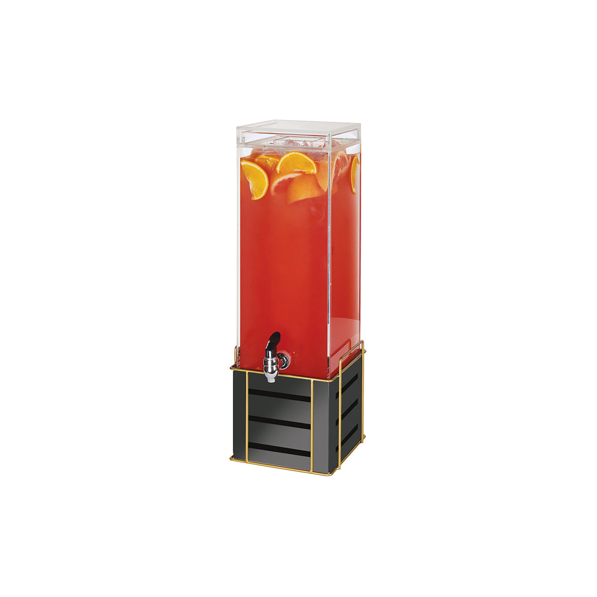 Empire Black Drink Dispenser with Ice Chamber 216x254x616mm / 13.6Lt