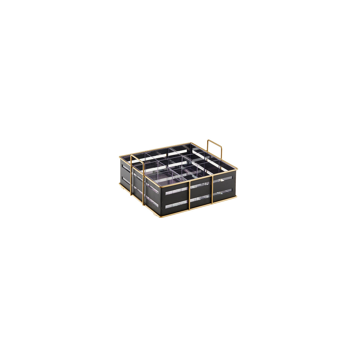Empire Black Multi-Section Condiment Organizer 298x292x152mm