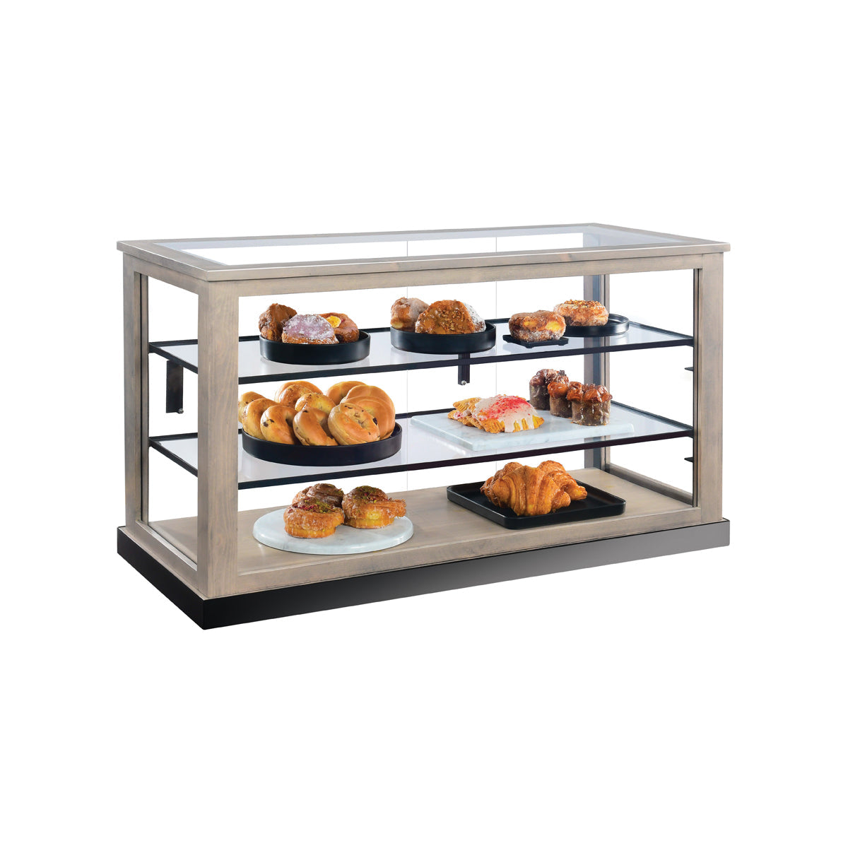 CM22322-110 Cal-Mil Display Case with Sliding Door 1118x495x597mm Tomkin Australia Hospitality Supplies