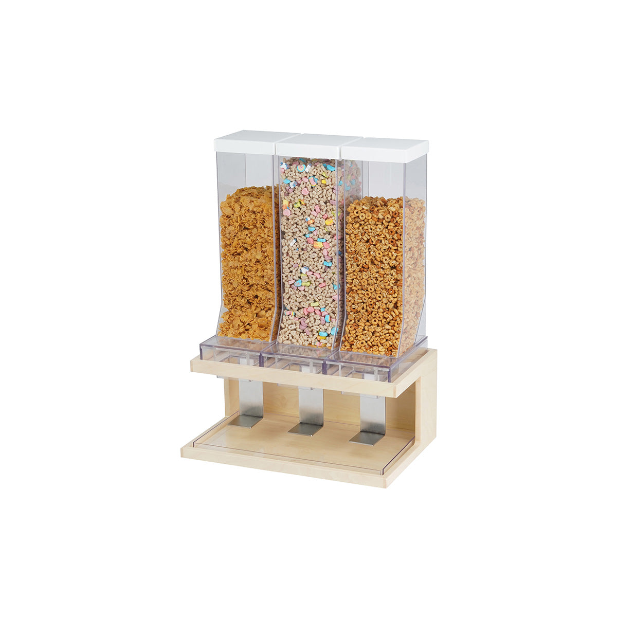 Blonde Push Tab Cereal Dispenser 445x305x610mm