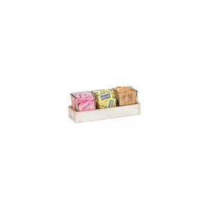 Newport 3 Jar Caddy with Jars 127x324x114mm