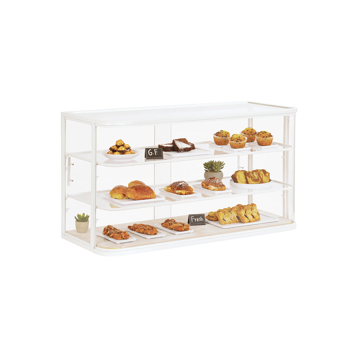 CM22416-113 Cal-Mil 3-Tier Display Case 1067x470x597mm Tomkin Australia Hospitality Supplies