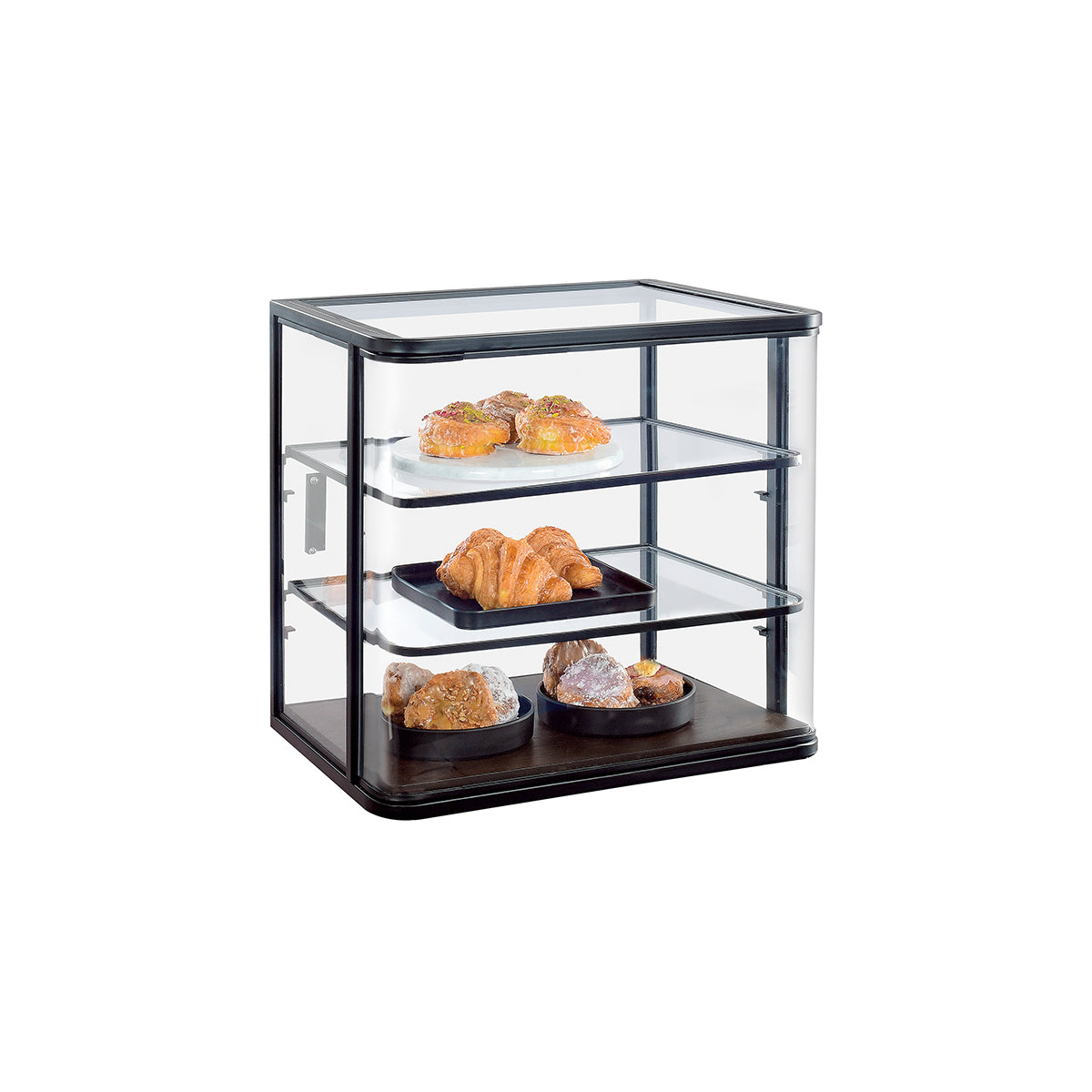 CM22417-112 Cal-Mil Heritage 3 Tier Display Case 533x432x591mm Tomkin Australia Hospitality Supplies