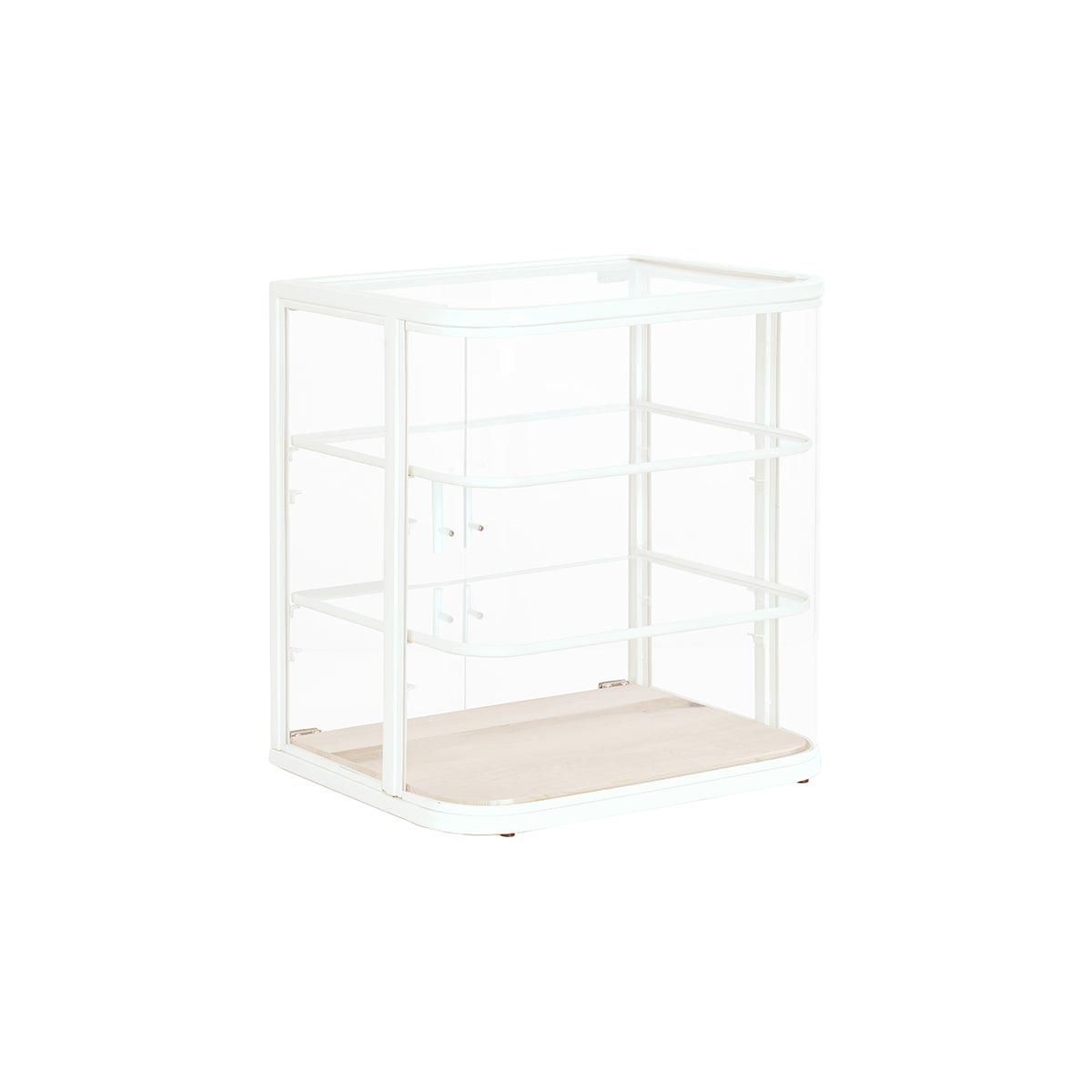 Blonde 3 Tier Display Case 533x432x591mm