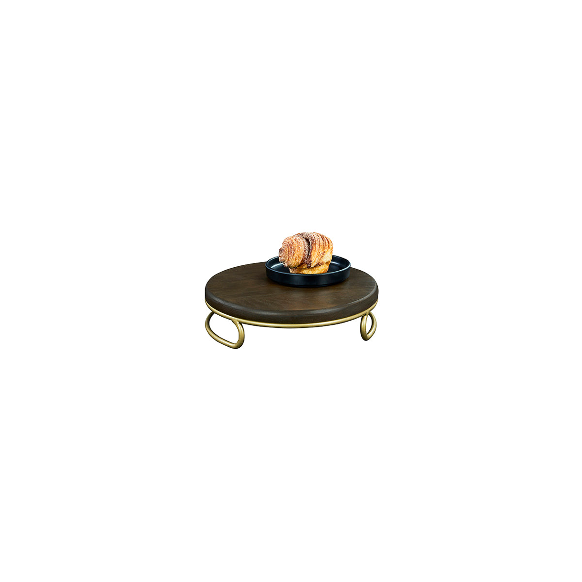 Heritage Round Riser with Wood Top 305x76mm