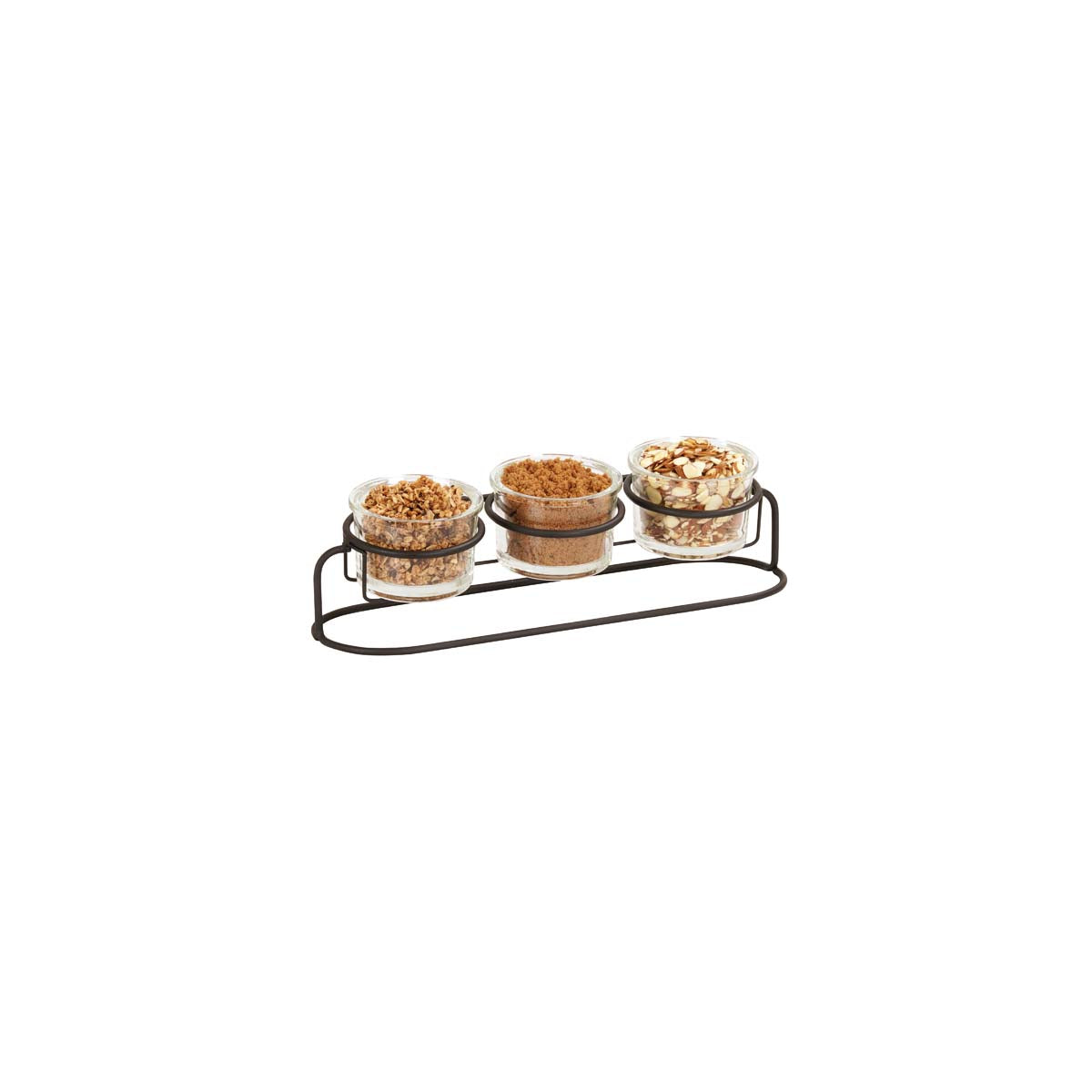 Madison Jar Stand with 3x450ml Jars 406x127x114mm