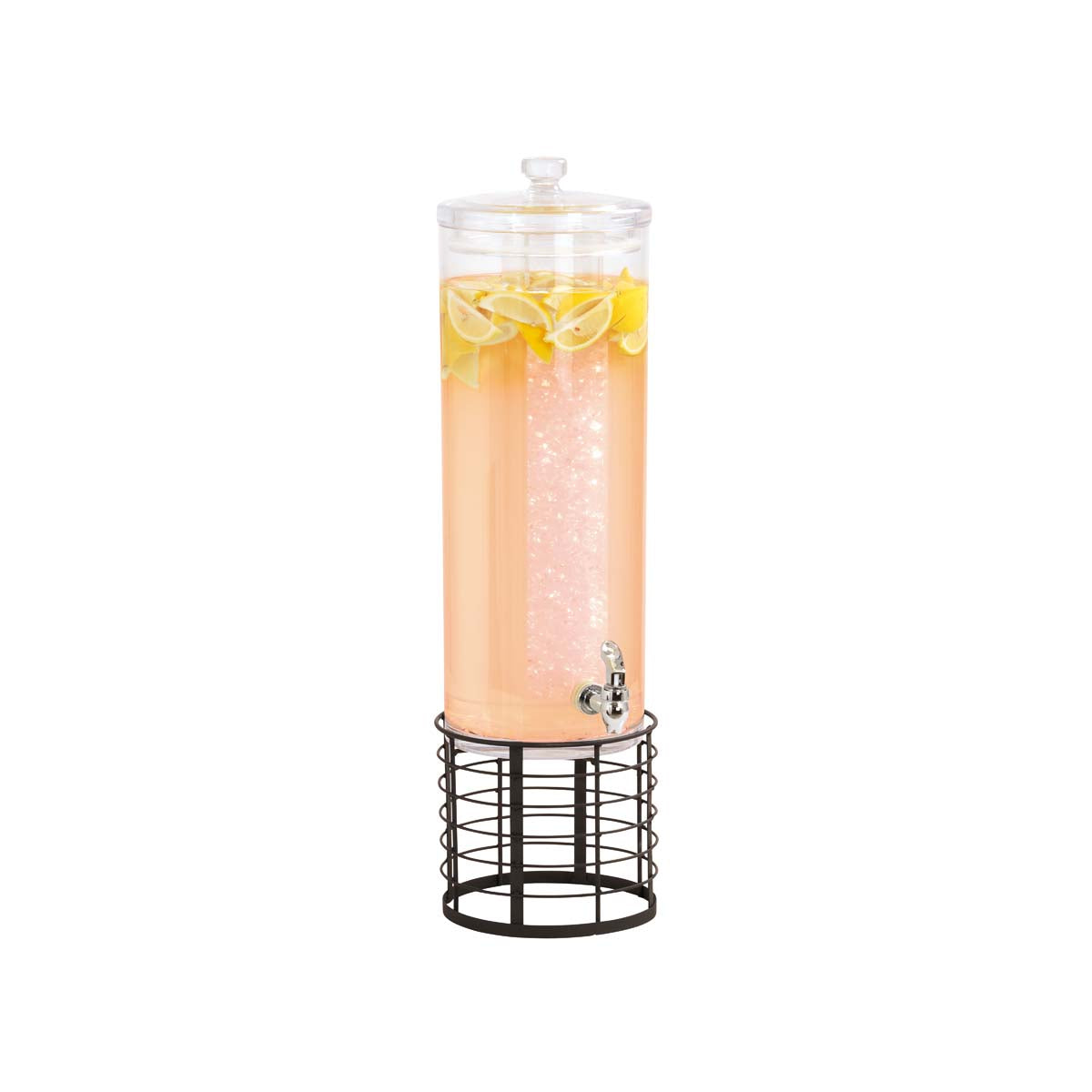 CM22603-3-13 Cal-Mil Madison Drink Dispenser with Ice Chamber 216x248x654mm / 13.63Lt Tomkin Australia Hospitality Supplies