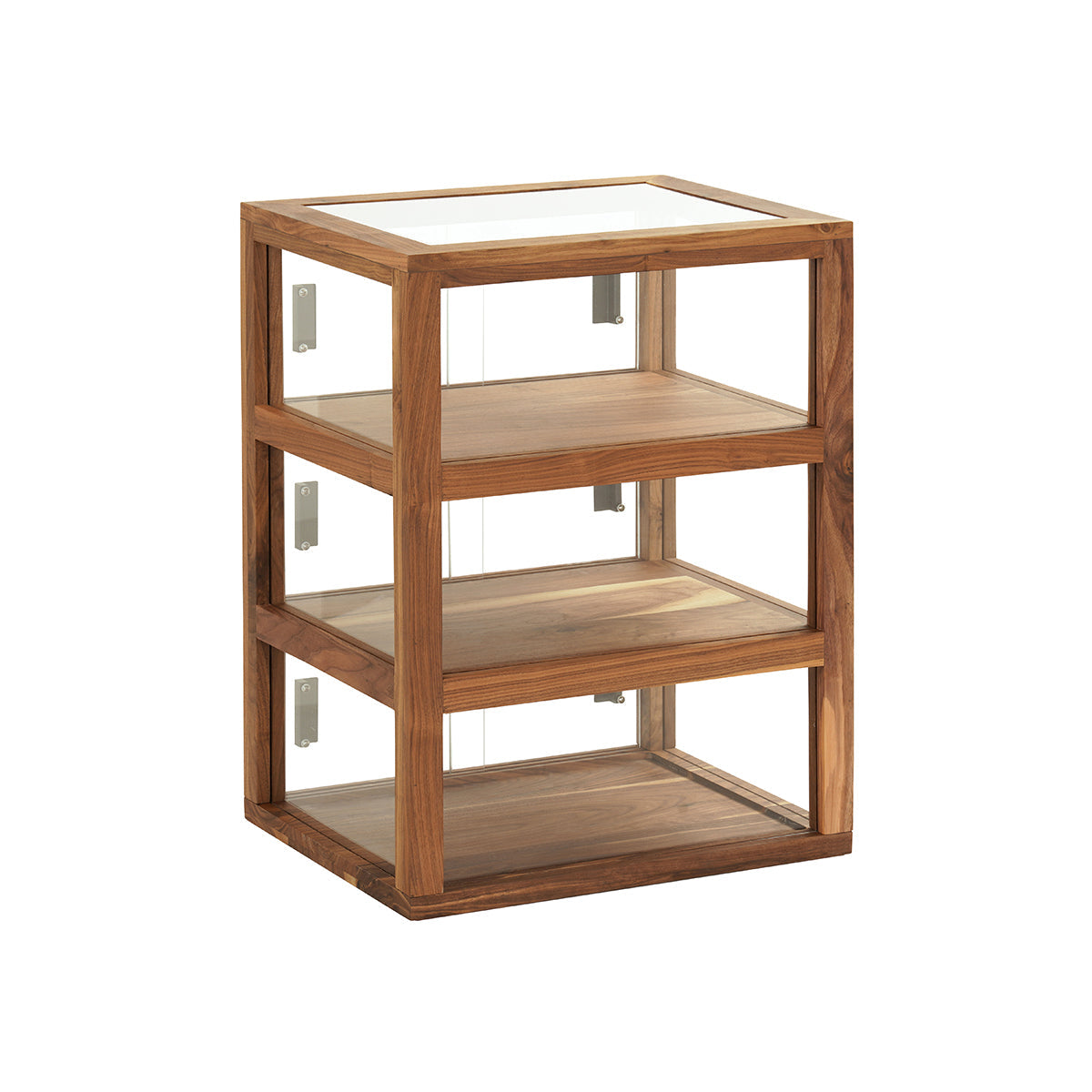 CM22912-78 Cal-Mil Sydney Walnut Square Case Display 533x432x711mm Tomkin Australia Hospitality Supplies