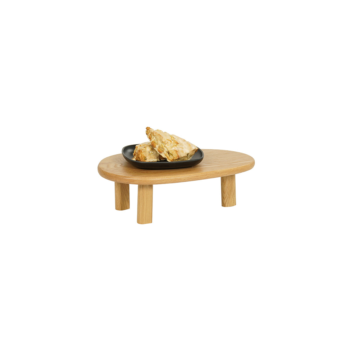 CM23121-21 Cal-Mil Sydney Oak Organic Risers Ships Flat. 406x273x127mm Tomkin Australia Hospitality Supplies