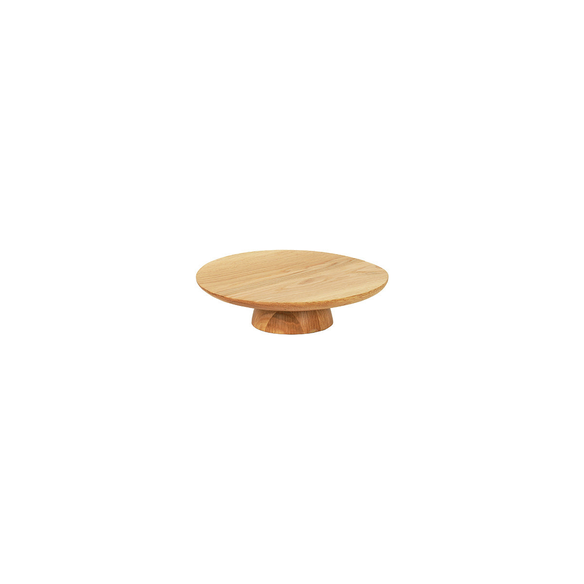 CM23151-123-21 Cal-Mil Sydney Oak Cake Pedestals 305x76mm Tomkin Australia Hospitality Supplies