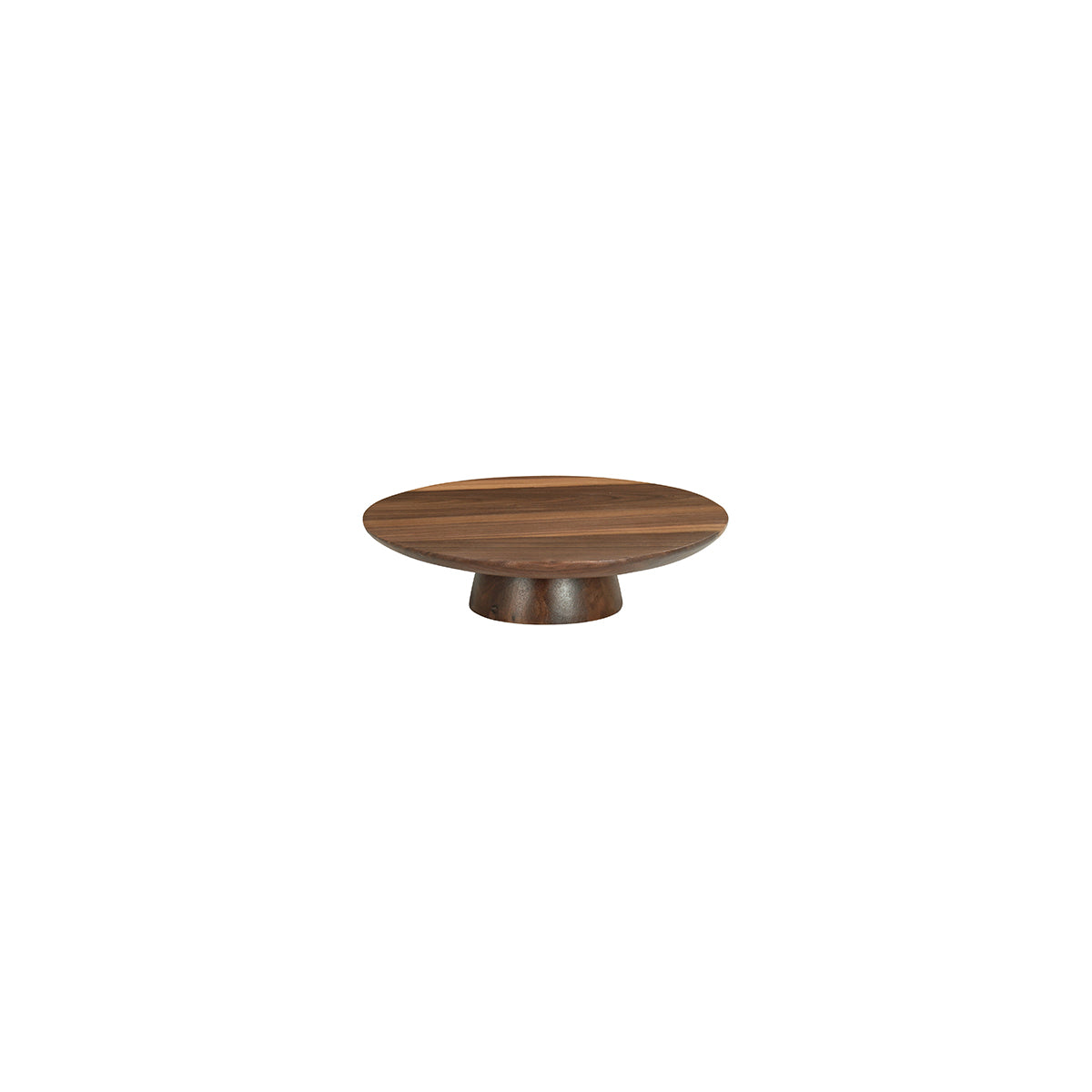 CM23151-123-78 Cal-Mil Sydney Walnut Cake Pedestals 305x76mm Tomkin Australia Hospitality Supplies