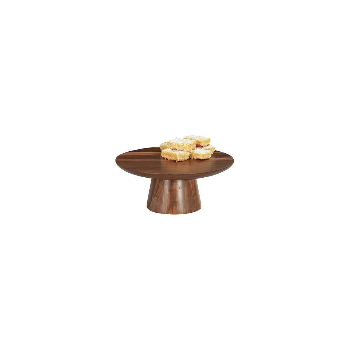 CM23151-125-78 Cal-Mil Sydney Walnut Cake Pedestals 305x127mm Tomkin Australia Hospitality Supplies