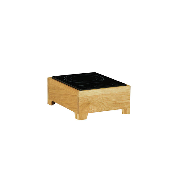 Cal-Mil Sydney Oak Induction Stove 324x406x178mm | Tomkin Australia