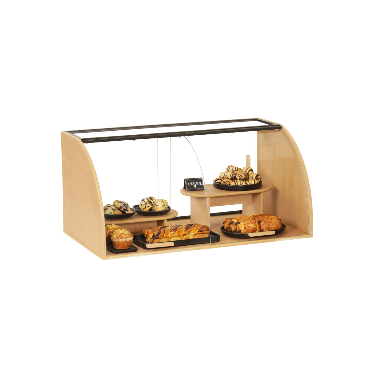 CM23438-122 Cal-Mil Renew Attendant Serve Sliding Case Display 902x495x426mm Tomkin Australia Hospitality Supplies