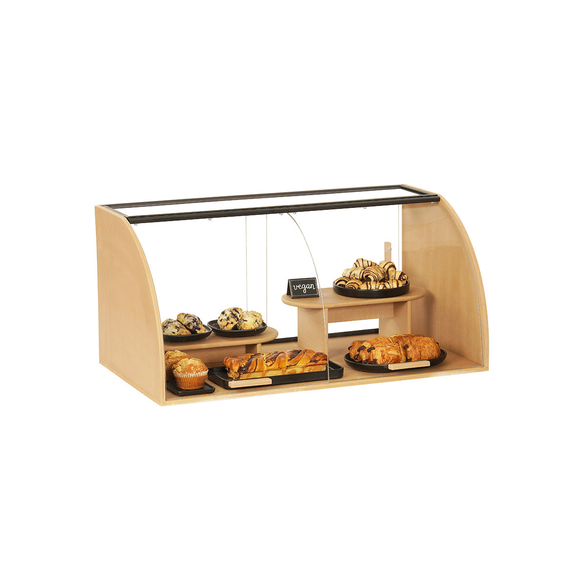 CM23438-S-122 Cal-Mil Renew Self Serve Sliding Case Display 902x495x426mm Tomkin Australia Hospitality Supplies