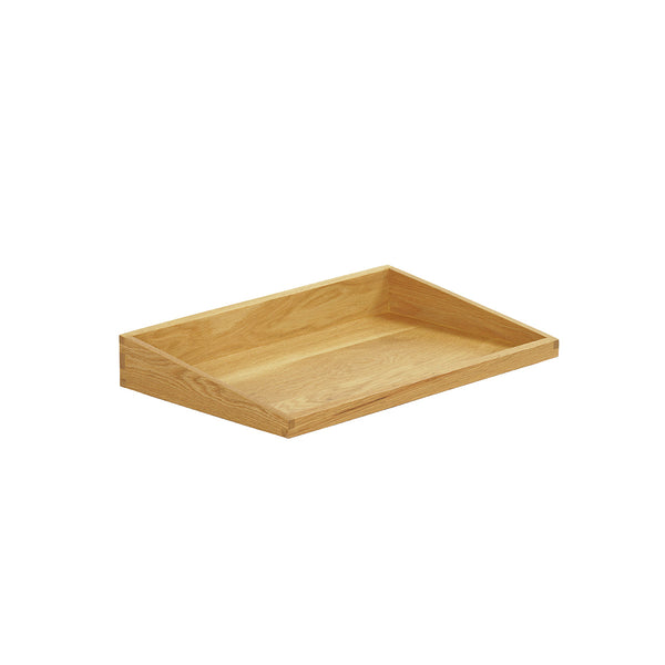 Cal-Mil Sydney Oak Angled Trays 305x508x76mm | Tomkin Australia