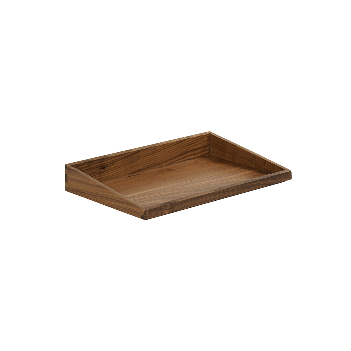 CM23442-1220-78 Cal-Mil Sydney Walnut Angled Trays 305x508x76mm Tomkin Australia Hospitality Supplies