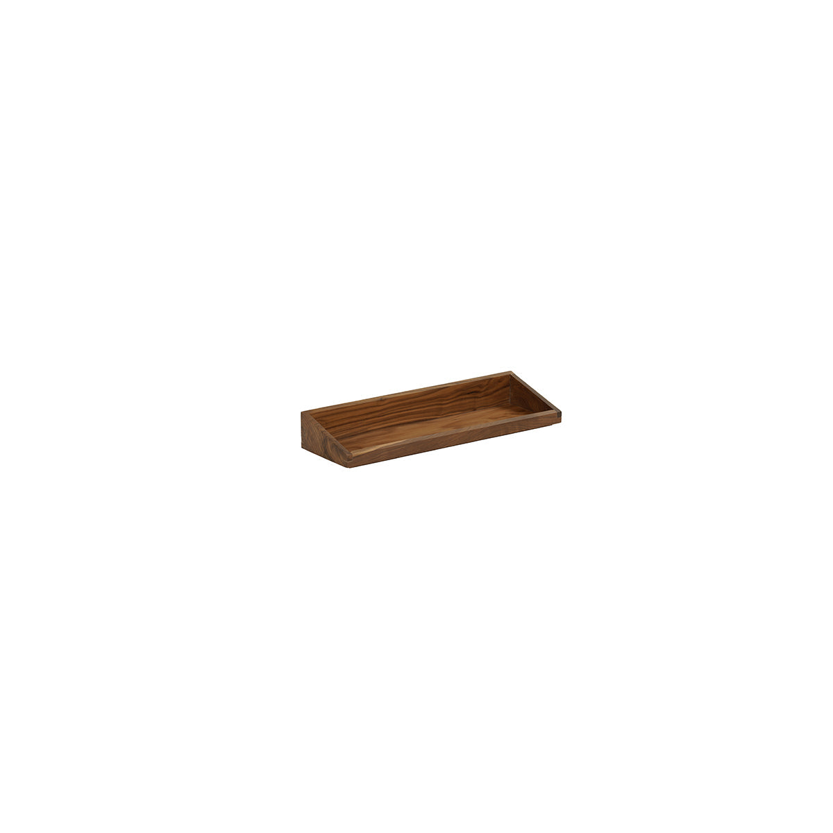 CM23442-620-78 Cal-Mil Sydney Walnut Angled Trays 152x254x76mm Tomkin Australia Hospitality Supplies