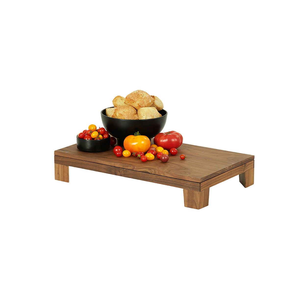 Sydney Walnut Taper Leg Risers 305x508x83mm