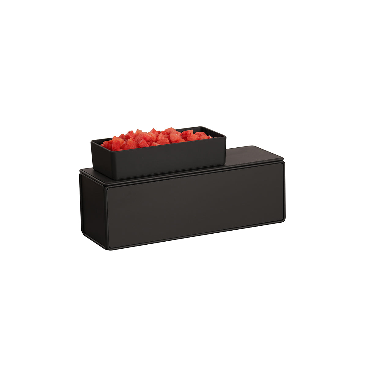 CM23702-7-13 Cal-Mil Onyx Rectangular Risers 521x178x178mm Tomkin Australia Hospitality Supplies