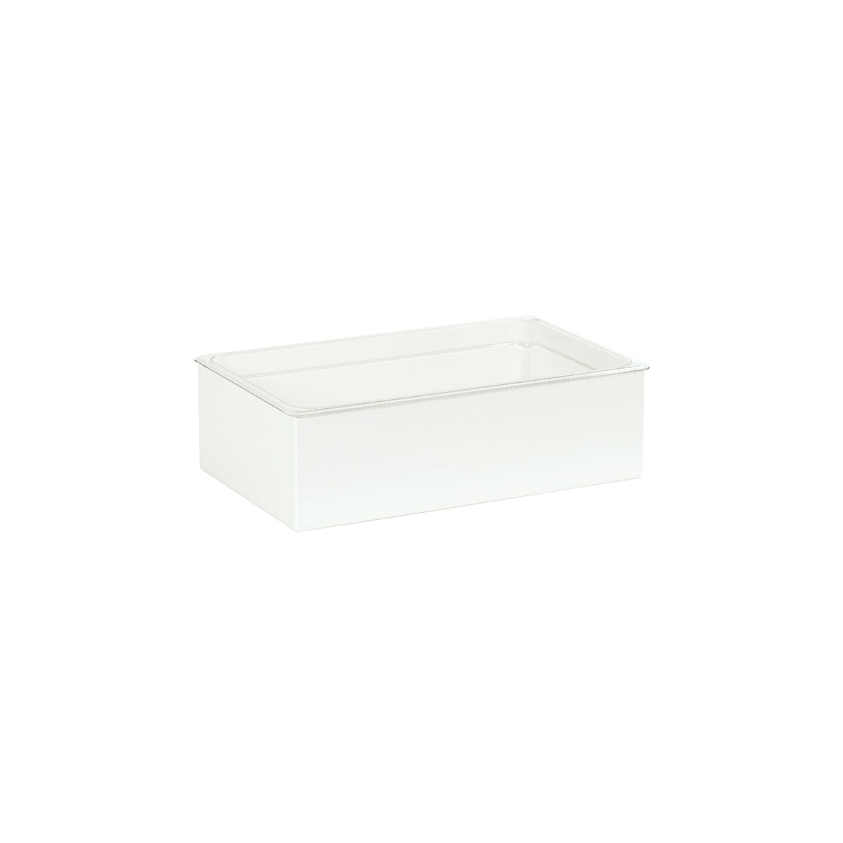 CM23712-12-15 Cal-Mil White Classic Ice Housing 508x305x165mm Tomkin Australia Hospitality Supplies