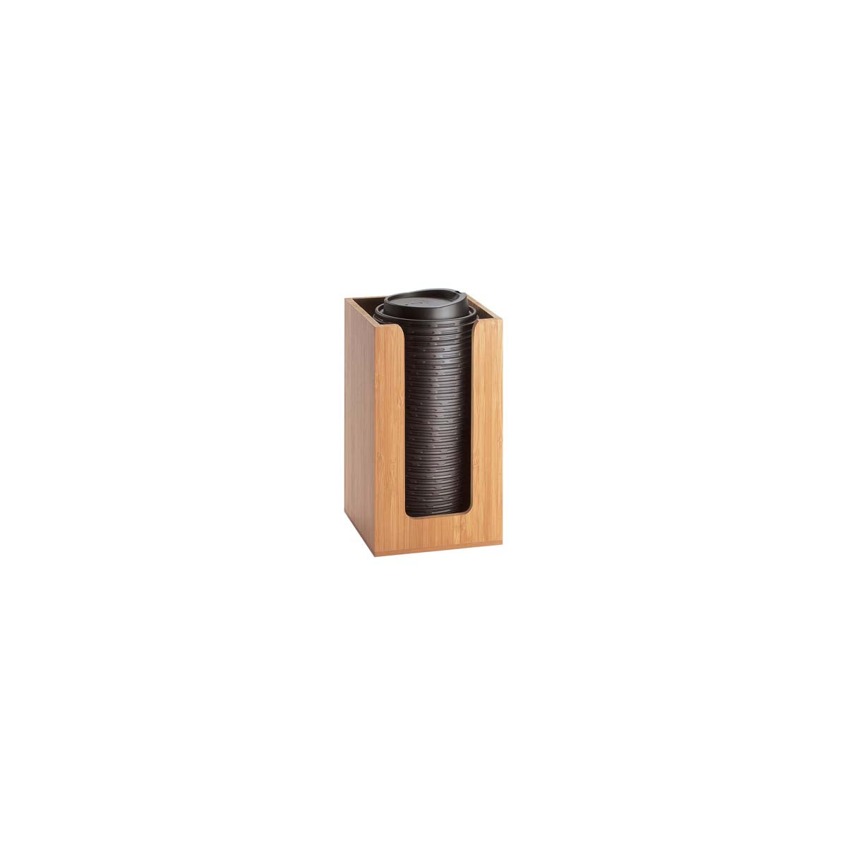 CM298-60 Cal-Mil Bamboo Cup / Lid / Napkin Holder 114x216x216mm Tomkin Australia Hospitality Supplies