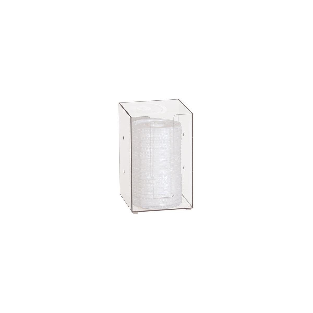 CM299-12 Cal-Mil Classic Clear Napkin, Lid and Straw Organizers 133x133x203mm Tomkin Australia Hospitality Supplies