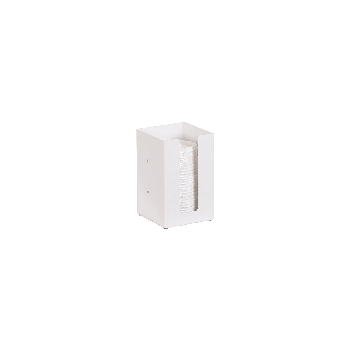 CM299-15 Cal-Mil White Classic Napkin Display 133x133x203mm Tomkin Australia Hospitality Supplies