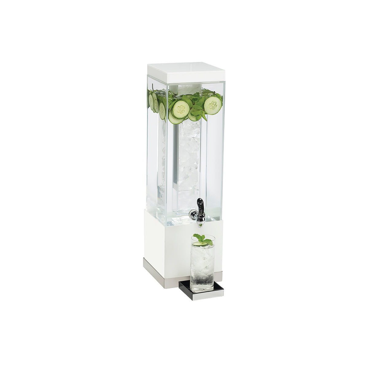 Luxe Drink Dispenser with Ice Chamber 197x197x654mm / 13.6Lt
