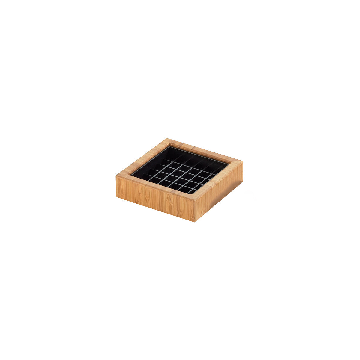 CM330-4-60 Cal-Mil Bamboo Drip Tray 102x102x38mm Tomkin Australia Hospitality Supplies