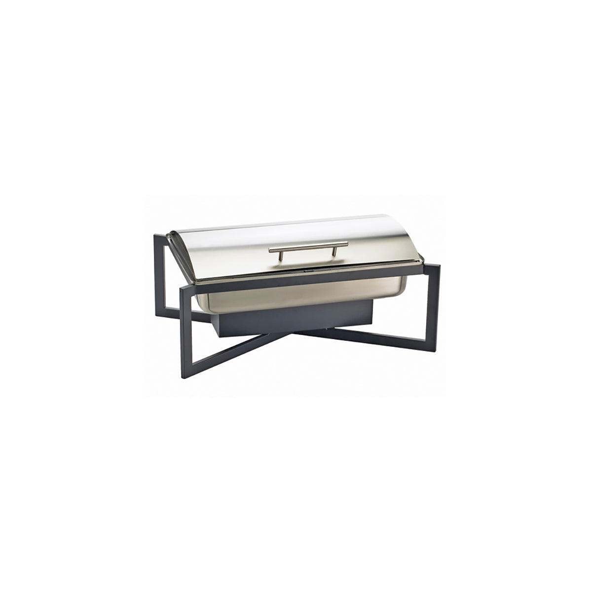 CM3321-13 Cal-Mil One by One Black Chafer With Stainless Steel Chafer Cover 616x387x305mm Tomkin Australia Hospitality Supplies