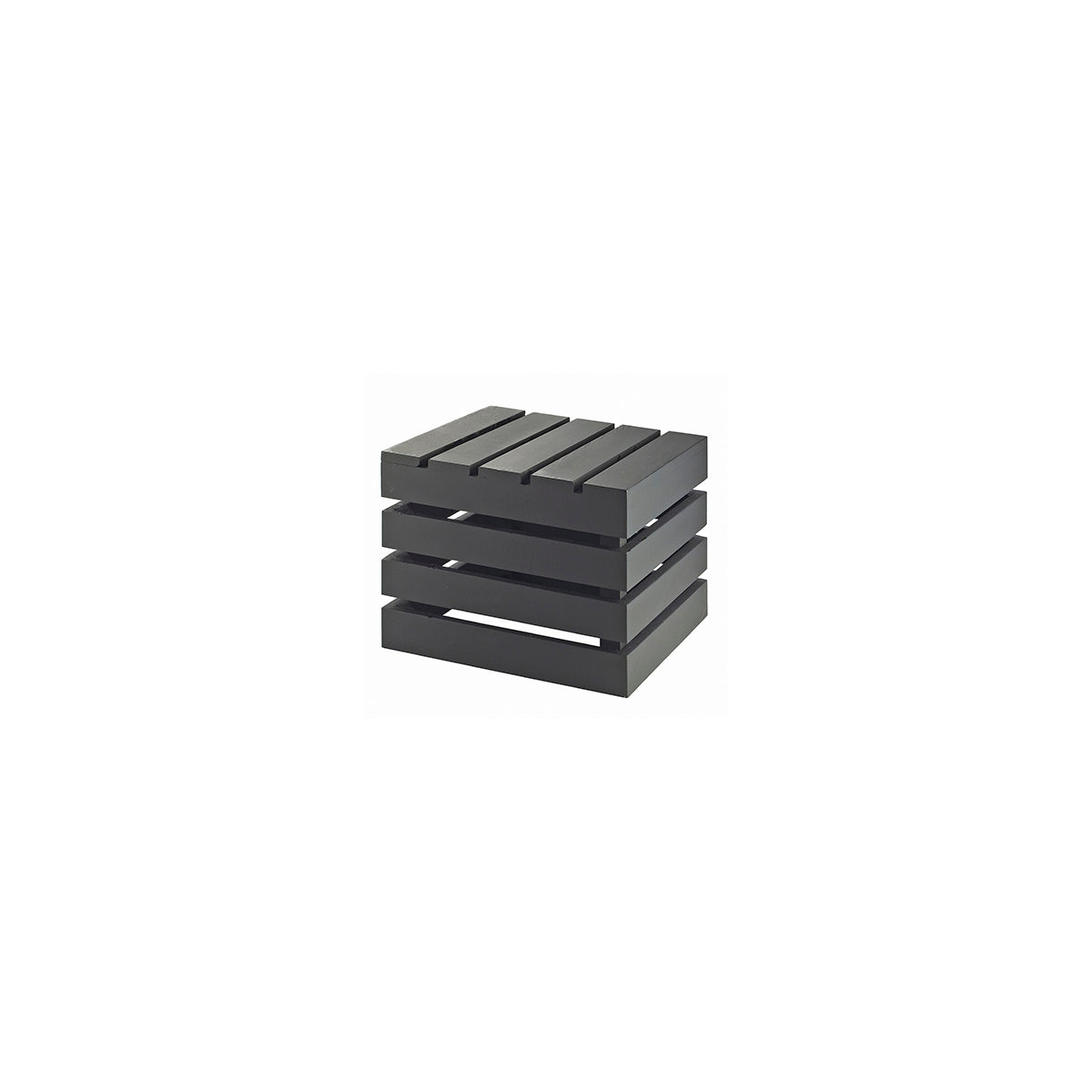 CM3332-10-96 Cal-Mil Midnight Square Crate Riser 305x305x254mm Tomkin Australia Hospitality Supplies